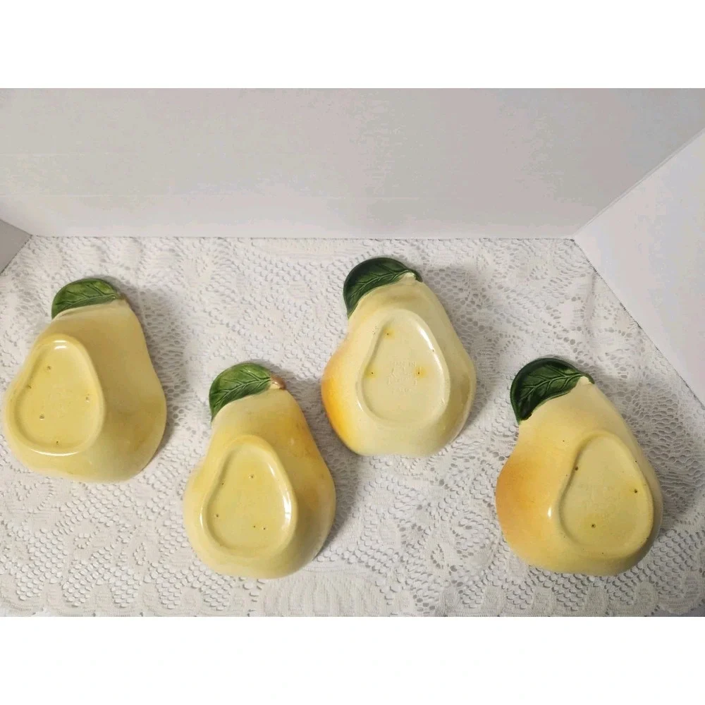 Poppytrail Set‎ Of 4 Pear Serving Dishes Made In California